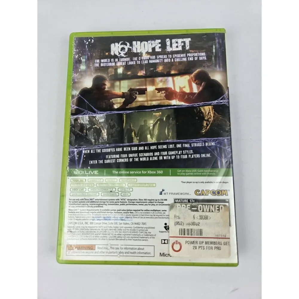 Resident Evil 6 (M) - Microsoft Xbox 360